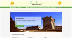 Desktop Screenshot of cefa-immobilier.com